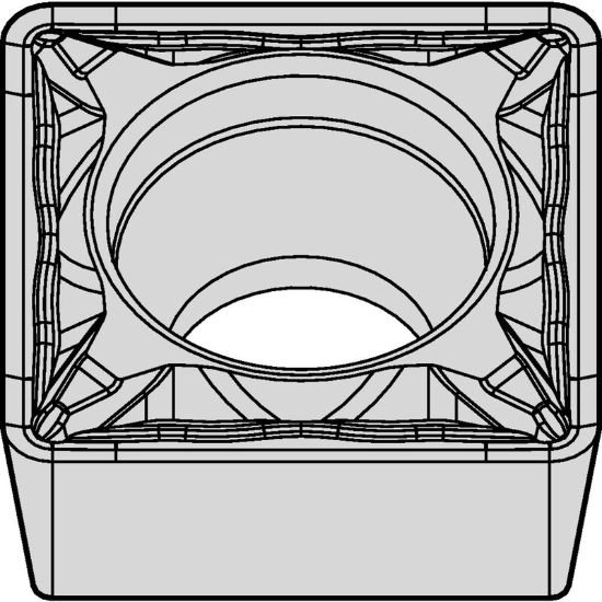 Picture of SPMT3252FP WK20CT Widia/Kennametal SPMT09T308FP WK20CT Square Positive Carbide 0.0310 0.79mm Radius Medium, Semi Finishing