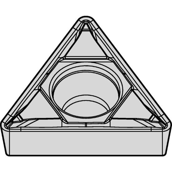 Picture of TPMT2151FP WK20CT Widia/Kennametal TPMT110204FP WK20CT Triangle Positive Carbide 0.0160 0.41mm Radius Finishing, Semi Finishing