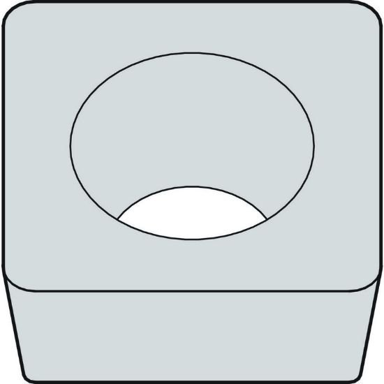 Picture of SCMW432 WK20CT Widia/Kennametal SCMW120408 WK20CT Square Positive Carbide 0.0310 0.79mm Radius Medium, Semi Finishing