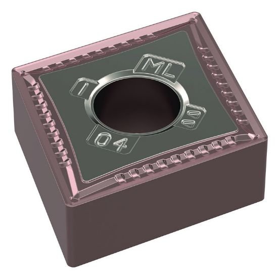 Picture of CNMG432ML WP25CT Widia/Kennametal CNMG120408ML WP25CT 80.0° Negative Carbide 0.0310 0.79mm Radius Medium, Semi Finishing