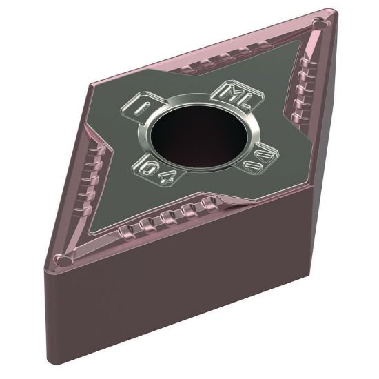 Picture of DNMG442ML WK20CT Widia/Kennametal DNMG150608ML WK20CT 55.0° Negative Carbide 0.0310 0.79mm Radius Medium, Semi Finishing