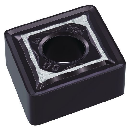 Picture of CNMG432MW WK05CT Widia/Kennametal CNMG120408MW WK05CT 80.0° Negative Carbide 0.0310 0.79mm Radius Medium, Semi Finishing