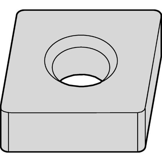 Picture of CNMA643 WK20CT Widia/Kennametal CNMA190612 WK20CT 80.0° Negative Carbide 0.0470 1.19mm Radius Medium, Semi Finishing