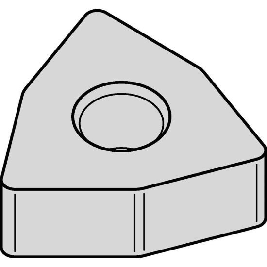Picture of WNMA434 WK20CT Widia/Kennametal WNMA80416 WK20CT Trigon Negative Carbide 0.0630 1.60mm Radius Medium, Semi Finishing