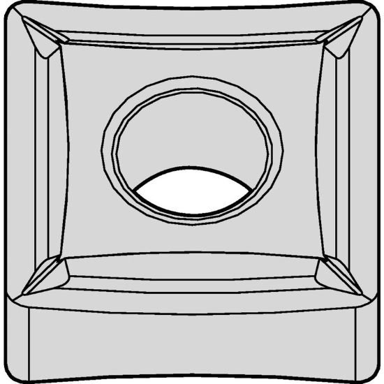 Picture of SNMP432 WS10PT Widia/Kennametal SNMP120408 WS10PT Square Negative Carbide 0.0310 0.79mm Radius Medium, Semi Finishing