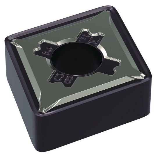 Picture of CNMG432FW WM25CT Widia/Kennametal CNMG120408FW WM25CT 80.0° Negative Carbide 0.0310 0.79mm Radius Medium, Semi Finishing