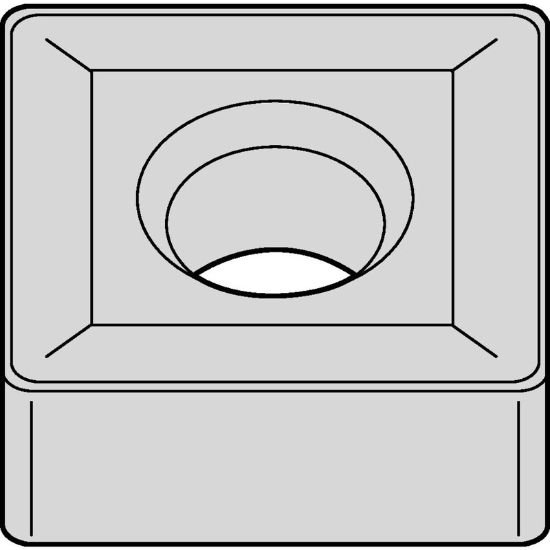 Picture of SNMG866 WP35CT Widia/Kennametal SNMG250924 WP35CT Square Negative Carbide 0.0940 2.39mm Radius Medium, Semi Finishing