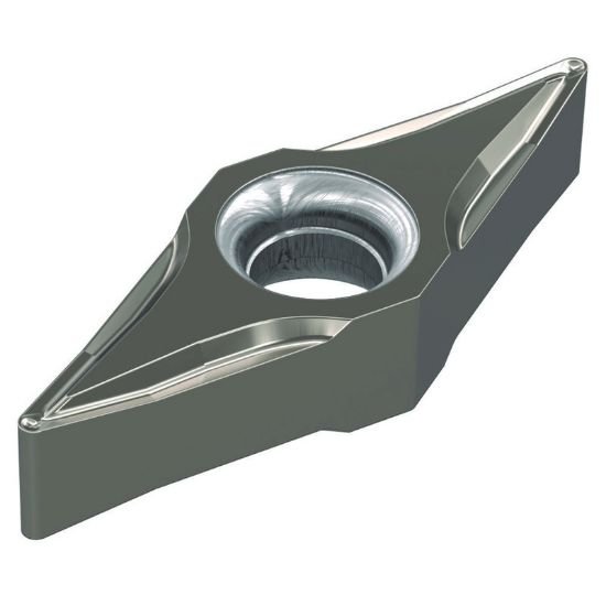 Picture of VNMG2.51 1 WS25PT Widia/Kennametal VNMG12T304 WS25PT 35.0° Negative Carbide 0.0160 0.41mm Radius Medium, Semi Finishing