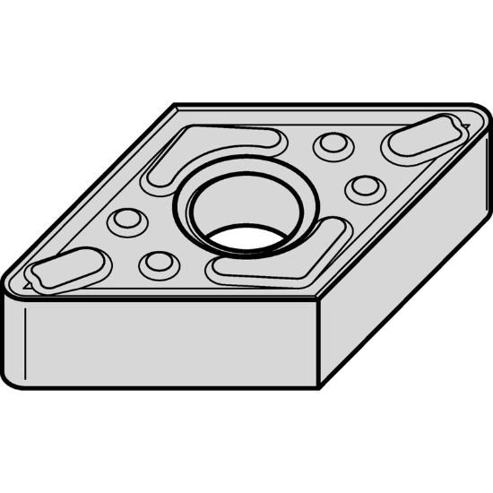 Picture of DNMG4424P TN20P Widia/Kennametal DNMG1506084P TN20P 55.0° Negative Carbide 0.0310 0.79mm Radius Medium, Semi Finishing