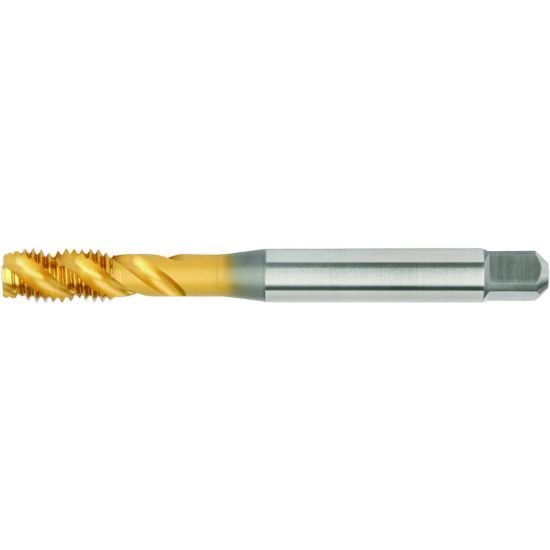 Picture of Widia/Kennametal 5472609 1/4-28.00TPI Cut Spiral Flute Mod Bottom 2.5P-3.0P HSSE TiN
