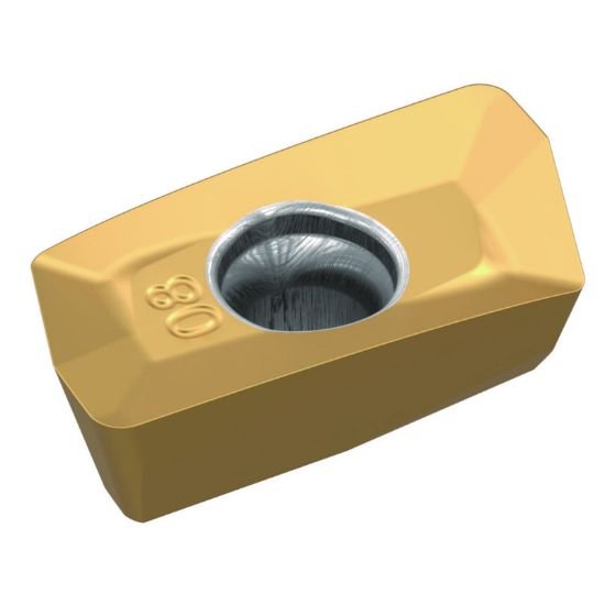 Picture of Widia/Kennametal XDCT 110408PDERML WS30Powder Metal Milling Insert Paralelagram TiN 0.031 Corner Radius