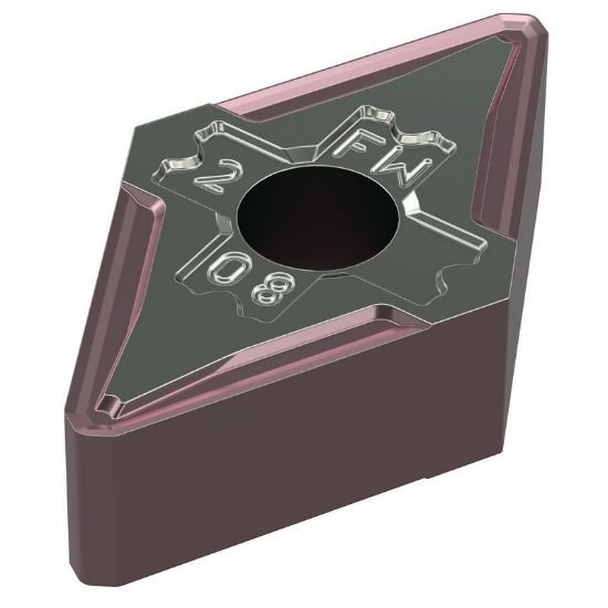 Picture of DNMG441FW WP15CT Widia/Kennametal DNMG150604FW WP15CT 55.0° Negative Carbide 0.0160 0.41mm Radius Medium, Semi Finishing