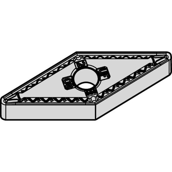 Picture of VNMG331UF WS10PT Widia/Kennametal VNMG160404UF WS10PT 35.0° Negative Carbide 0.0160 0.41mm Radius Finishing, Semi Finishing
