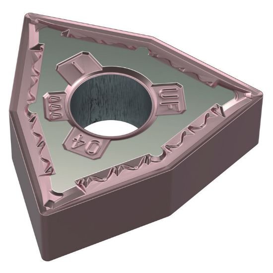 Picture of WNMG432UF WS10PT Widia/Kennametal WNMG080408UF WS10PT Trigon Negative Carbide 0.0310 0.79mm Radius Finishing, Semi Finishing