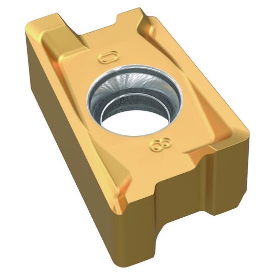 Picture of Widia/Kennametal XNPU 15T608ERML WU35Powder Metal Milling Insert Paralelagram TiN 0.032 Corner Radius