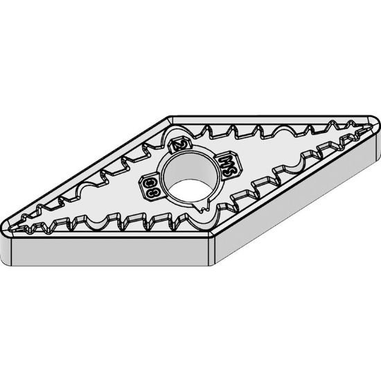 Picture of VNMG432MS WS10PT Widia/Kennametal VNMG220408MS WS10PT 35.0° Negative Carbide 0.0310 0.79mm Radius Medium, Semi Finishing