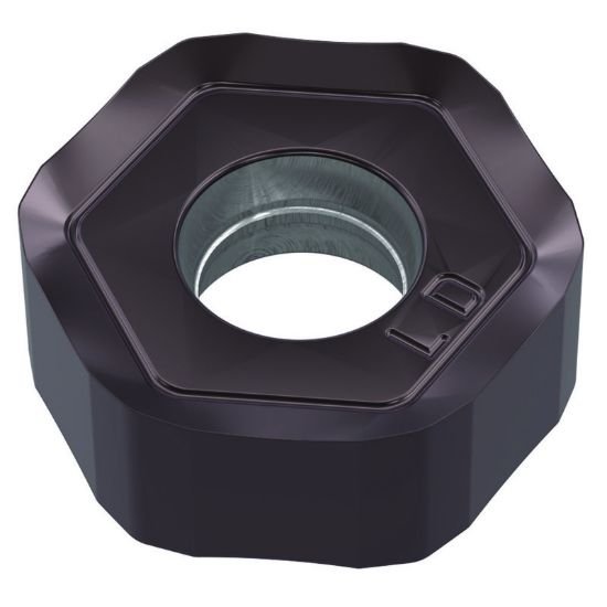 Picture of Widia/Kennametal HNGJ070432ANENLD WS40Powder Metal Milling Insert Hexagon AlTiN + TiN 0.126 Corner Radius