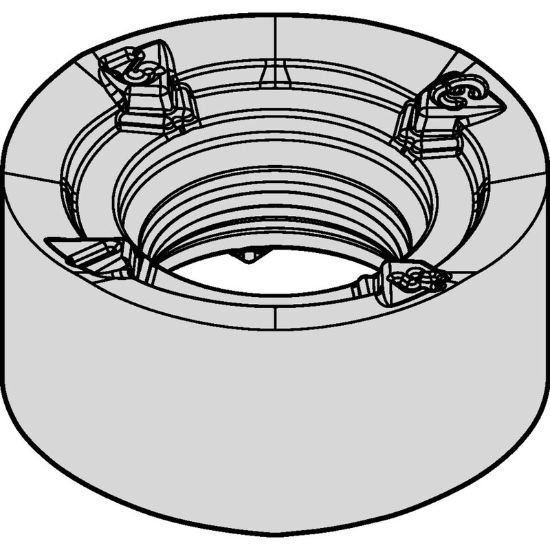 Picture of Widia/Kennametal RNGJ10T3M0EML Milling Insert Round AlTiN + TiN