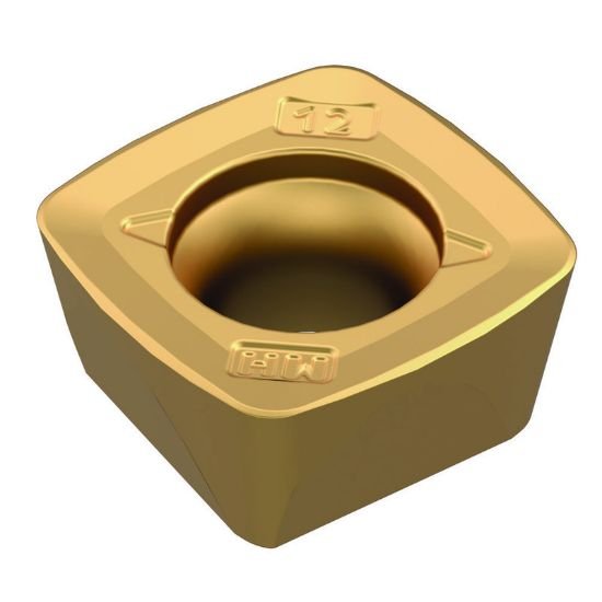 Picture of Widia/Kennametal XDPT 090412SRMH WP40Powder Metal Milling Insert Square AlCrN + TiAlN 0.047 Corner Radius