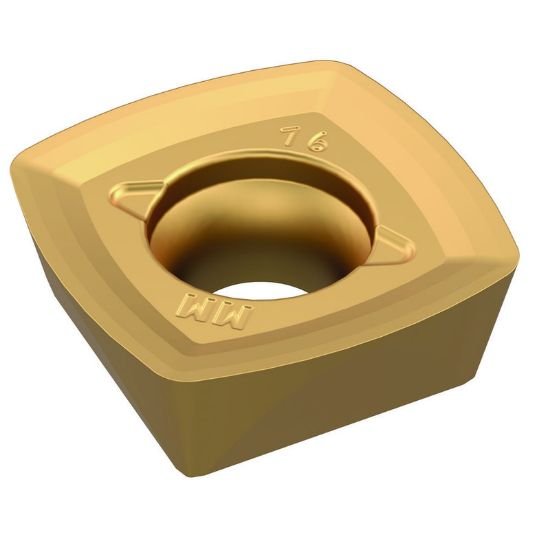 Picture of Widia/Kennametal XEPT 160516ERMM WP25Powder Metal Milling Insert Square TiAlN 0.063 Corner Radius