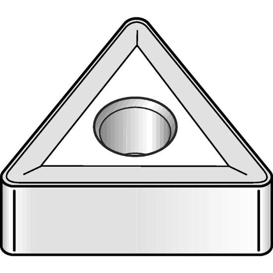 Picture of TNMG333 WK15CT Widia/Kennametal TNMG160412 WK15CT Triangle Negative Carbide 0.0470 1.19mm Radius Medium, Semi Finishing