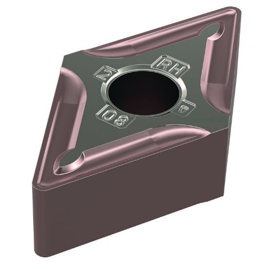 Picture of DNMG442RH WK15CT Widia/Kennametal DNMG150608RH WK15CT 55.0° Negative Carbide 0.0310 0.79mm Radius Medium, Semi Finishing