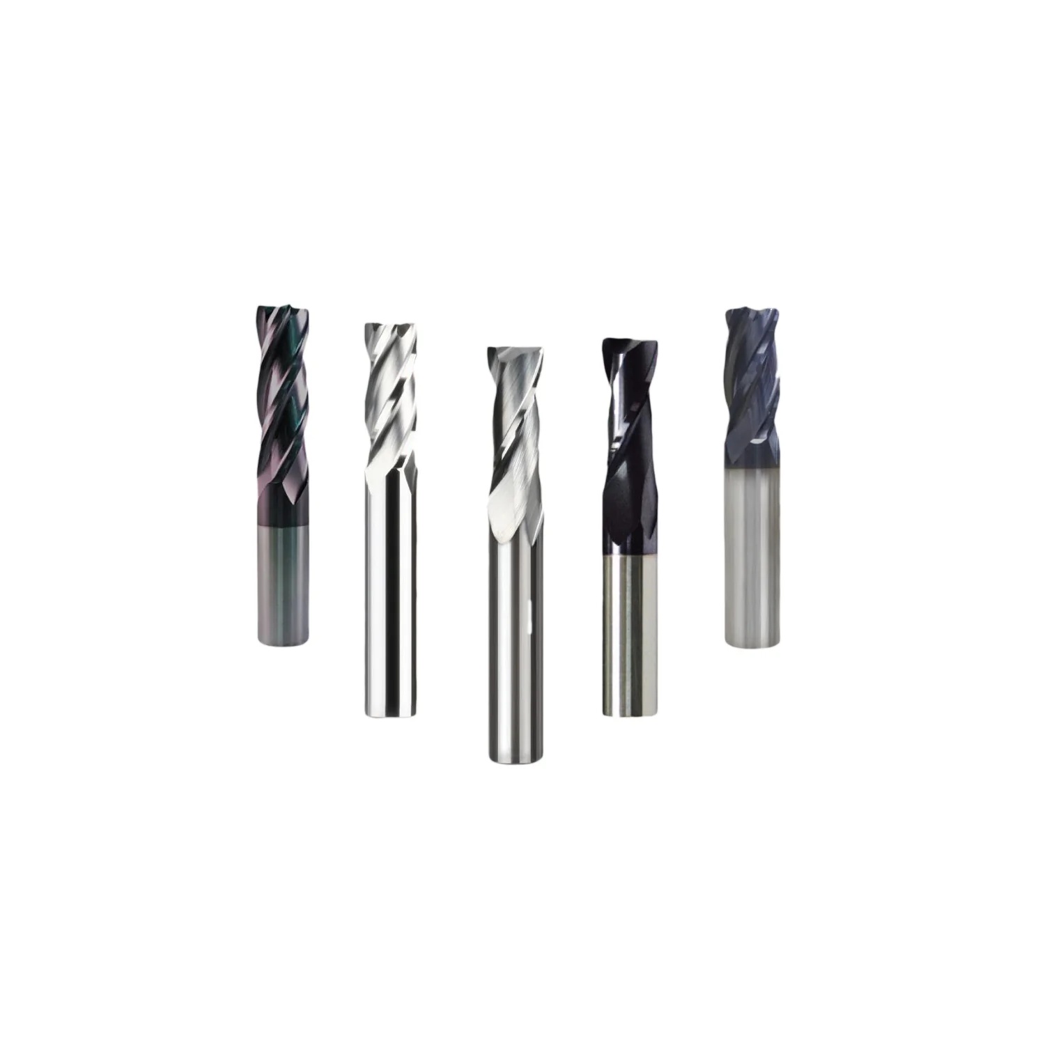 Picture of Widin ZE508100-20/60-10 Dia 10mm SH 0.3937 LOC 0.7874 OAL2.3622 End Mill Standard Flute High Helix Carbide AlTiN Single End Square Sharp ClassIC