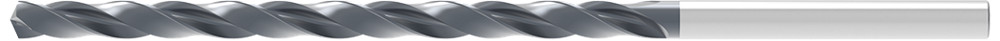 Picture of WNT/Ceratizit 1023610200 WTL-R1.10,20.R.10D.DIN1869 TIALN HSS/Cobalt Drill Extra Length 0.4016 10.20mm Dia 10.0x Dia Non Coolant