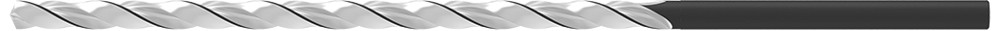 Picture of WNT/Ceratizit 10245050 WTL-R2.5,00.R.10D.DIN1869 F.NIT HSS/Cobalt Drill Extra Length 0.1969 5.00mm Dia 10.0x Dia Non Coolant