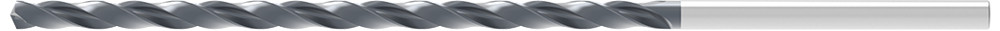 Picture of WNT/Ceratizit 1024605000 WTL-R2.05,00.R.10D.DIN1869 TIALN HSS/Cobalt Drill Extra Length 0.1969 5.00mm Dia 10.0x Dia Non Coolant
