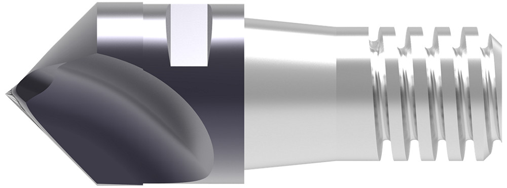 Picture of WNT/Ceratizit 10709080 MUC.NC-A90°.KLG6.8,00.R. TI1050 Spot Drill 0.3150 8.00mm Dia Non Coolant