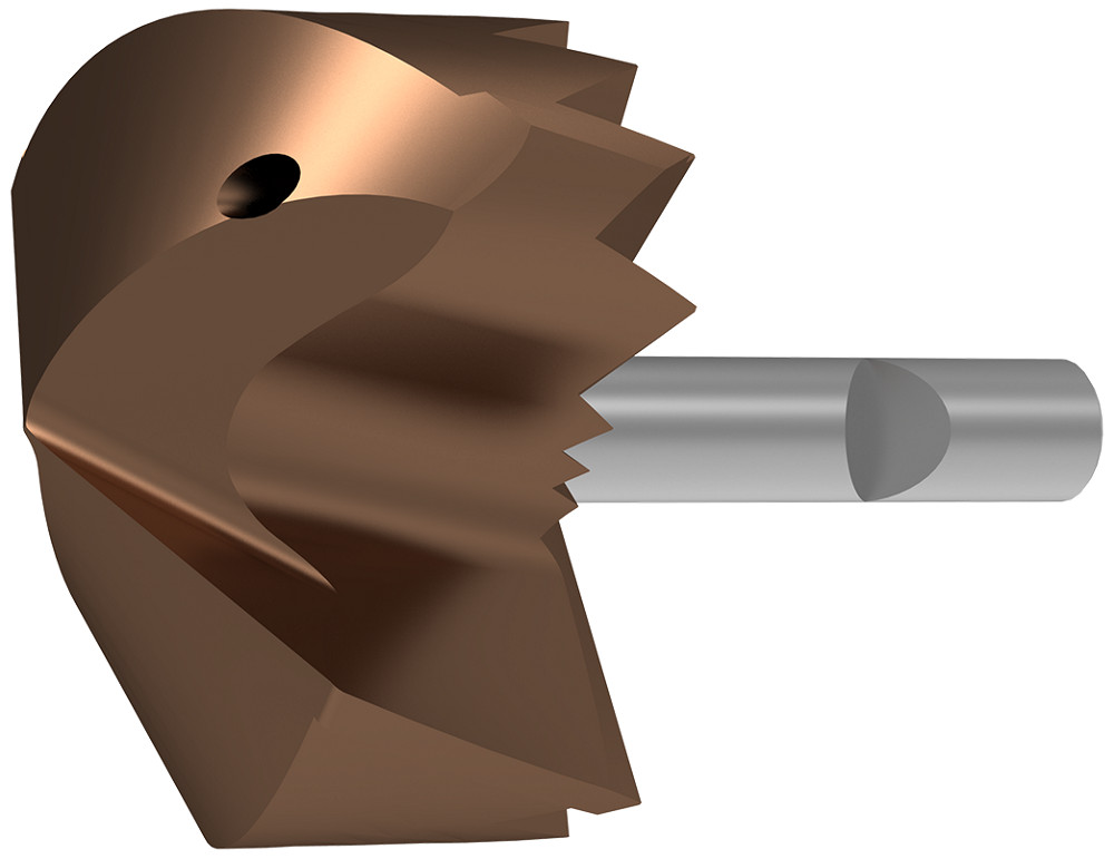 Picture of WNT/Ceratizit 10924123 WTX-Change-GG.12,30.R.TiSi Indexable Drill Single Insert 0.4842 12.30mm Dia