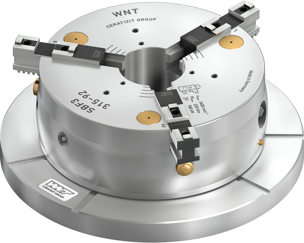 Picture of WNT/Ceratizit 8091331500 Sbf 3 Three-Jaw Chuck (Ø 315 Mm) With Console
