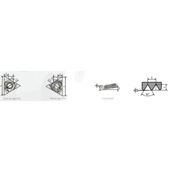 Picture of Xactform 27NR 10'' Round K20C Insert Iso Thread Full Profile TiN 10.00TPI Round