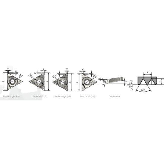 Picture of Xactform 11ER 27’’ NPTF K27C Insert Iso Thread Full Profile TiAlN 27.00TPI NPTF