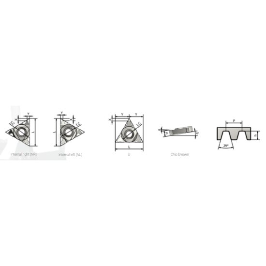 Picture of Xactform 16NR 16'' STAcme K27C Insert Iso Thread Full Profile TiAlN 16.00TPI ST Acme