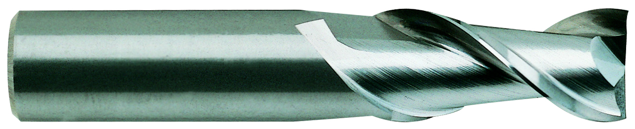 Picture of YG-1 8573 Dia 1/4 SH 0.2500 LOC 1.1250 OAL3.00 End Mill Standard Flute Standard Helix Carbide Uncoated Single End Square Sharp Carbide EndMillS