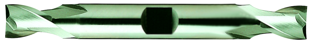 Picture of YG-1 11059HN Dia 13/32 SH 0.50 LOC 0.8125 OAL3.7500 End Mill Standard Flute Standard Helix HSS TiN Double End Square Sharp General Purpose