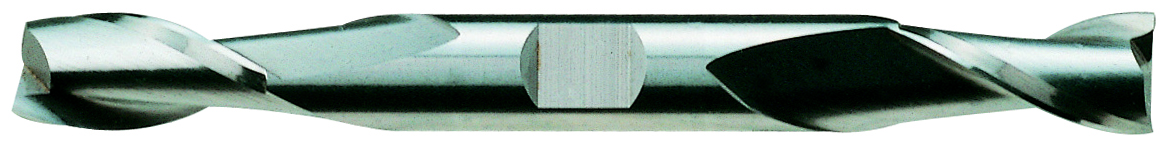 Picture of YG-1 11584TF Dia 3/8 SH 0.3750 LOC 0.7500 OAL3.50 End Mill Standard Flute Standard Helix Carbide TiAlN Double End Square Sharp Carbide EndMillS