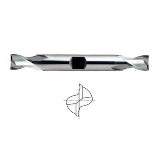 Picture of YG-1 13515 Dia 1/2 SH 0.50 LOC 1.00 OAL4.1250 End Mill Standard Flute Standard Helix Powder Metal Uncoated Double End Square Sharp ASP