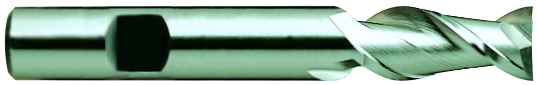 Picture of YG-1 17219HE Dia 1-3/4 SH 1.2500 LOC 2.00 OAL4.50 End Mill Standard Flute Standard Helix HSS TiAlN Single End Square Sharp General Purpose