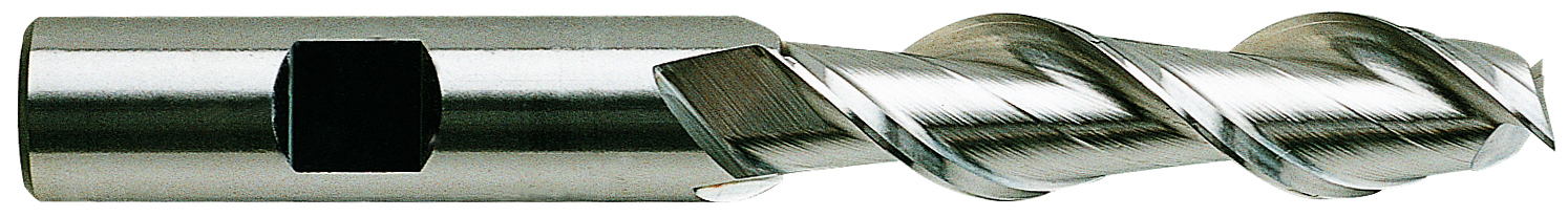 Picture of YG-1 18211HF Dia 1-1/2 SH 1.2500 LOC 4.00 OAL6.50 End Mill Standard Flute Standard Helix HSS TiAlN Single End Square Sharp General Purpose