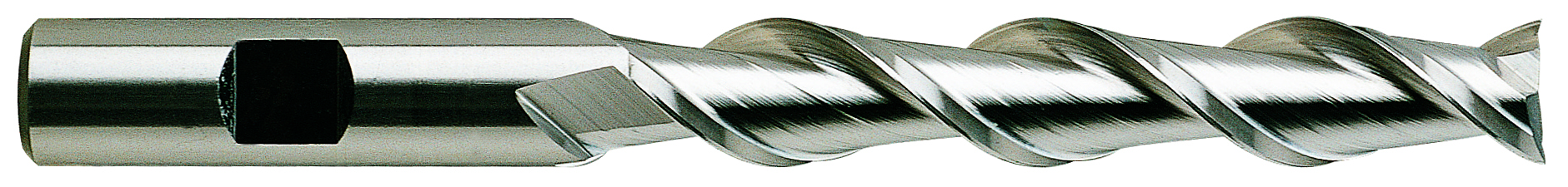 Picture of YG-1 19051HE Dia 5/16 SH 0.3750 LOC 2.00 OAL3.7500 End Mill Standard Flute Standard Helix HSS TiAlN Single End Square Sharp General Purpose