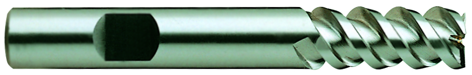 Picture of YG-1 20426 Dia 1 SH 1.00 LOC 2.00 OAL4.50 End Mill Standard Flute High Helix Cobalt Uncoated Single End Square Sharp General Purpose