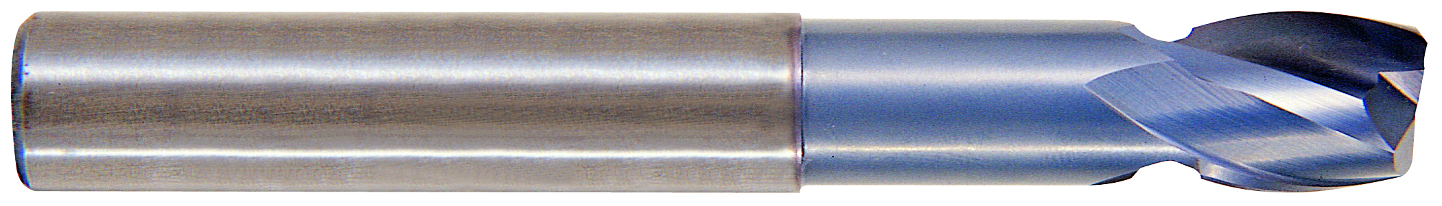 Picture of YG-1 24573TC Dia 1/4 SH 0.2500 LOC 0.3125 OAL2.3750 End Mill Standard Flute Standard Helix Carbide TiCN Single End Square Sharp Alu-Power End Mill