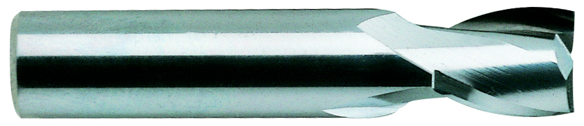Picture of YG-1 31588TF Dia 7/16 SH 0.4375 LOC 0.6250 OAL2.50 End Mill Standard Flute Standard Helix Carbide TiAlN Single End Square Sharp Carbide EndMillS
