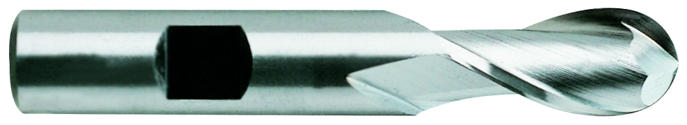 Picture of YG-1 42305CE Dia 3/8 SH 0.3750 LOC 0.7500 OAL3.6875 End Mill Standard Flute Standard Helix Cobalt TiAlN Single End Ball NoseBall General Purpose
