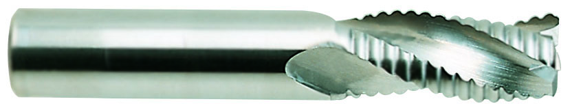 Picture of YG-1 44024 Dia 3/8 SH 0.3750 LOC 0.8750 OAL2.50 End Mill Carbide Uncoated Single End Square Sharp Alu-Power End Mill