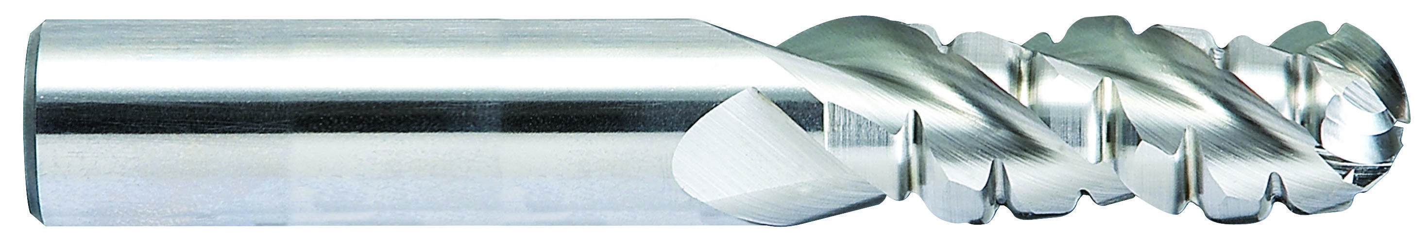 Picture of YG-1 45032 Dia 1/2 SH 0.50 LOC 1.00 OAL3.00 End Mill Carbide Uncoated Single End Ball NoseBall Alu-Power End Mill