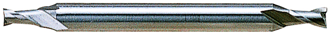 Picture of YG-1 49272 Dia 3/16 SH 0.1875 LOC 0.2812 OAL2.00 End Mill Standard Flute Standard Helix Cobalt Uncoated Double End Square Sharp General Purpose